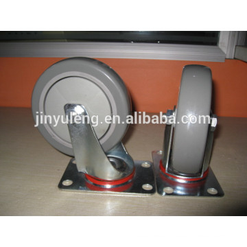 5 inch swivel pvc caster wheel for industry